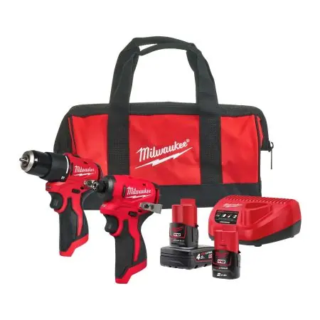 Aku sada bezuhlíkového nářadí MILWAUKEE M12 BLPP2B-422B Koupit Online