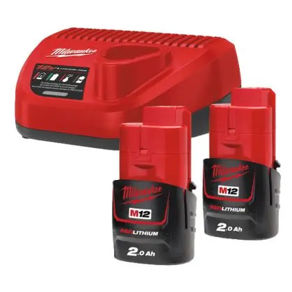 Akce Sada akumulátorů a nabíječky MILWAUKEE M12 NRG-202