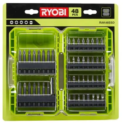 Kup Teď Sada šroubovacích bitů RYOBI RAK48SSD 48 ks