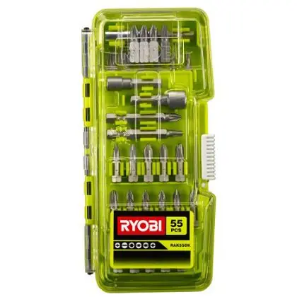 Cenová Bomba Sada šroubovacích bitů RYOBI RAK55DK 55 ks
