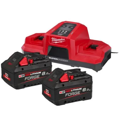 Sada akumulátorů a nabíječky MILWAUKEE M18 FORGENRG-802DBSC Zlevněný