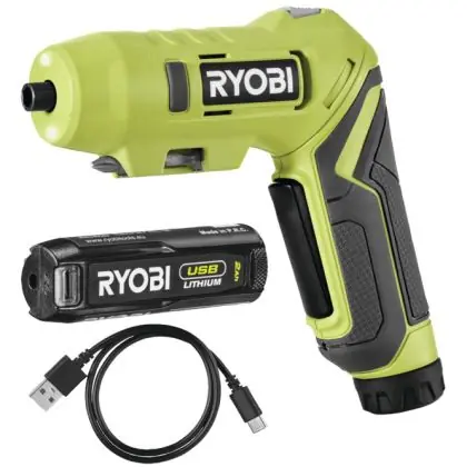 Nejprodávanější Aku šroubovák RYOBI RSDP4-120G USB Lithium