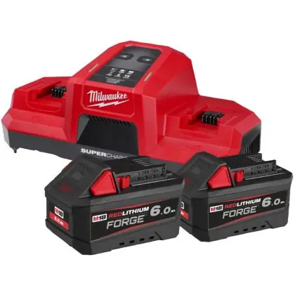 Omezená Nabídka Sada akumulátorů a nabíječky MILWAUKEE M18 FORGENRG-602