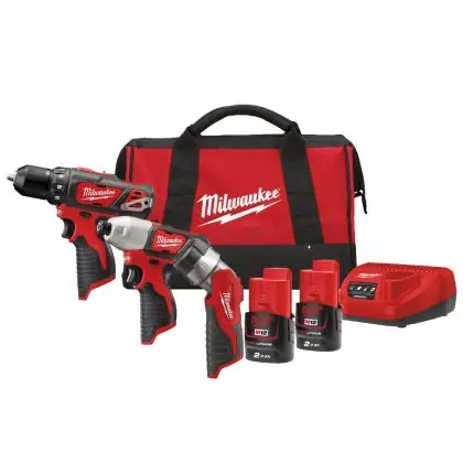 Víkendová Akce Aku sada nářadí MILWAUKEE M12 BPP3A-202B