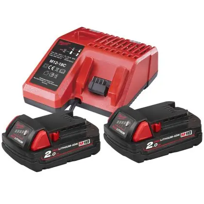 Cenový Hit Sada akumulátorů a nabíječky MILWAUKEE M18 NRG-202