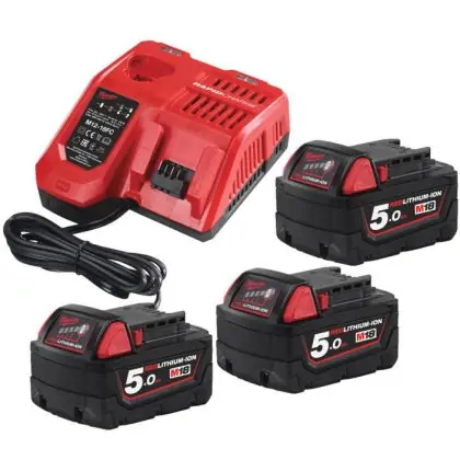 Sada akumulátorů a nabíječky MILWAUKEE M18 NRG-503 Nakupujte Hned