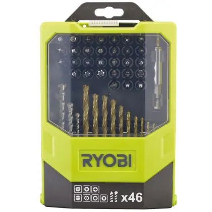 Must-Have Sada vrtacích a šroubovacích bitů RYOBI RAK46MIX 46 ks