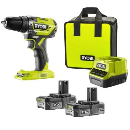 Značkový Aku příklepový šroubovák RYOBI R18PD5-220S ONE+
