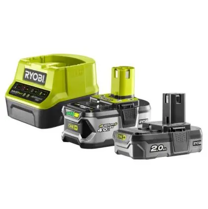 Akumulátor s nabíječkou RYOBI RC18120-242 ONE+ Li-ion 2,0 + 4,0 Ah Nejlepší Cena
