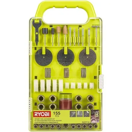 Sada příslušenství pro minibrusky RYOBI RAKRT155 155 ks Cenově Výhodný