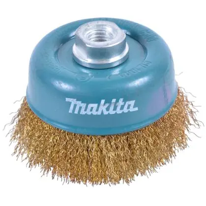 Kartáč miskový MAKITA z mosazného drátu Ø 90 mm D-39780 Vysoce Kvalitní