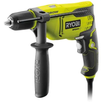 Novinka Příklepová vrtačka RYOBI RPD680K