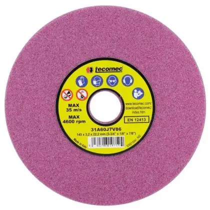 Brusný kotouč na řetězy TECOMEC 145x22x3,2 Cenový Hit