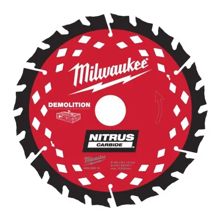 Demoliční koutouč MILWAUKEE Nitrus Pro 190 X 30 X1 .6 X 24 ATB Originální