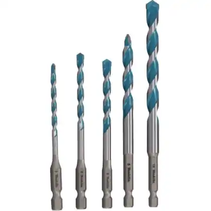 Sada vrtáků multimateriál MAKITA TCT 1/4" HEX 5 ks E-25432 Tovární Cena