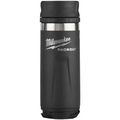 Přímo Od Výrobce Láhev MILWAUKEE PACKOUT s víčkem 532 ml černá