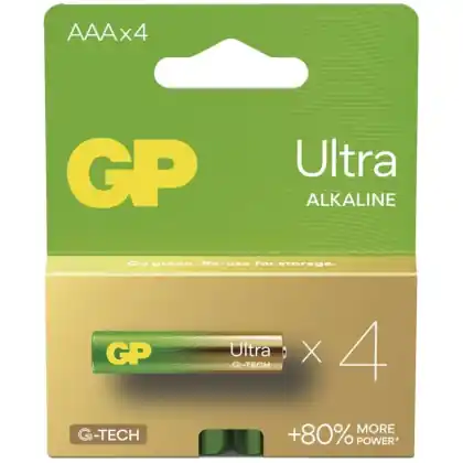Zlevněný Baterie GP ULTRA AAA LR03 4 ks
