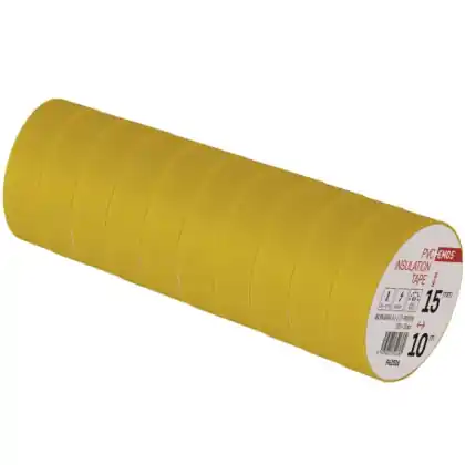 Originální Izolační páska EMOS PVC 15 mm / 10 m žlutá 10 ks