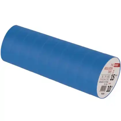Víkendová Akce Izolační páska EMOS PVC 15 mm / 10 m modrá 10 ks