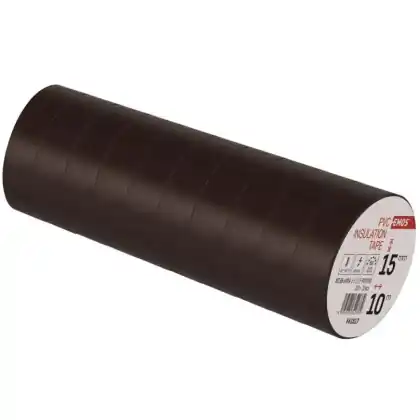 Izolační páska EMOS PVC 15 mm / 10 m hnědá 10 ks Hit Sezóny