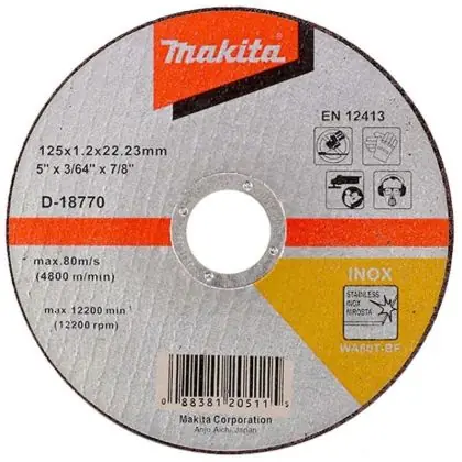 Značkový Řezný kotouč nerez MAKITA 125x1,2x22,23 mm