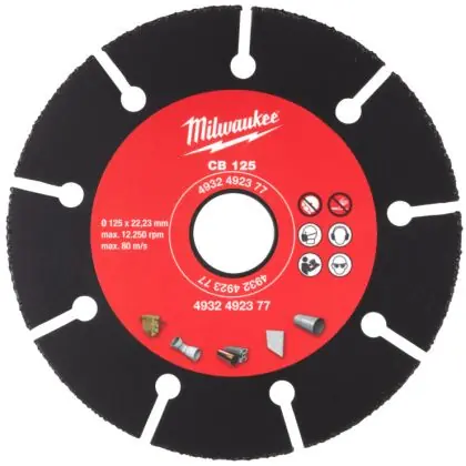 Karbidový kotouč MILWAUKEE CB 125x1,0x22,23 mm Speciální Cena