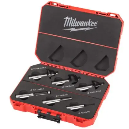 Nakupujte Hned Sada fréz MILWAUKEE 12 mm 6 ks