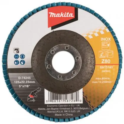 Odeslání Ihned Lamelový kotouč MAKITA Zirkon 125 x 22,2 mm K80