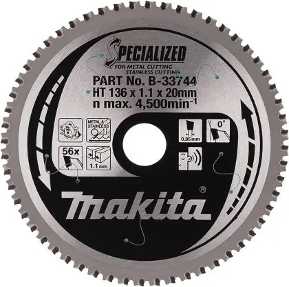 Jen Po Omezenou Doba Pilový kotouč MAKITA na kov a nerez 136x20 mm 56 zubů