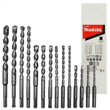 Cenově Výhodný Sada vrtáků MAKITA SDS-Plus 14 ks D-71956
