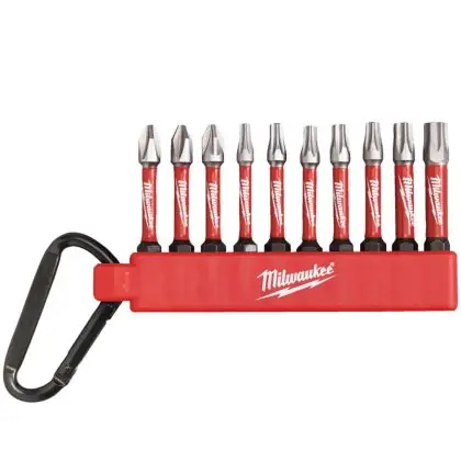 Sada bitů MILWAUKEE SHOCKWAVE IMPACT DUTY 10 ks s karabinou Rychlé Dodání