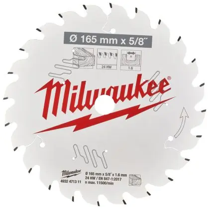 Řezný kotouč MILWAUKEE CSB P W 165 mm 5/8" 24 zubů 2 ks Akční Cena