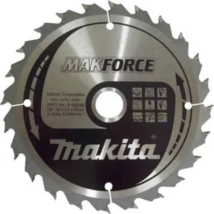 Super Cena Pilový kotouč MAKITA MAKFORCE 160 x 20 mm 24 zubů