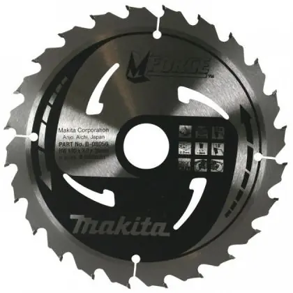 Pilový kotouč MAKITA MFORCE 190 x 30 mm 24 zubů Finální Výprodej