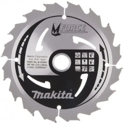 Horká Nabídka Pilový kotouč MAKITA MFORCE 165 x 30 mm 16 zubů