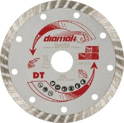 Diamantový kotouč MAKITA Diamak Turbo DDT230 230 mm Doprava Zdarma