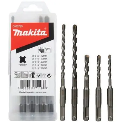 Speciální Cena Sada příklepových vrtáků MAKITA SDS-Plus 5 ks D-00795