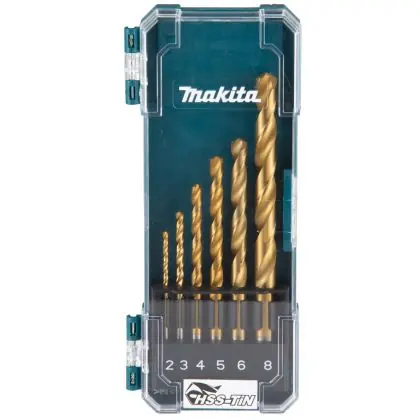 Nejprodávanější Sada vrtáků do kovu MAKITA HSS-TiN 6 ks D-72833