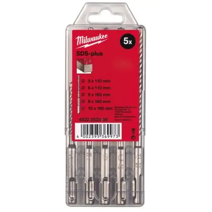 Sada vrtáků MILWAUKEE SDS-Plus M2 5 - 10 mm 5 ks Sleva
