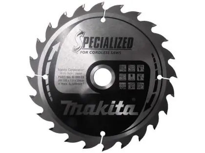 Vysoce Kvalitní Pilový kotouč pro aku pily MAKITA 165 x 20 mm 24 zubů