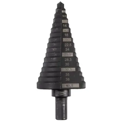 Vrták stupňový MILWAUKEE 6 - 40,5 mm Nová Kolekce