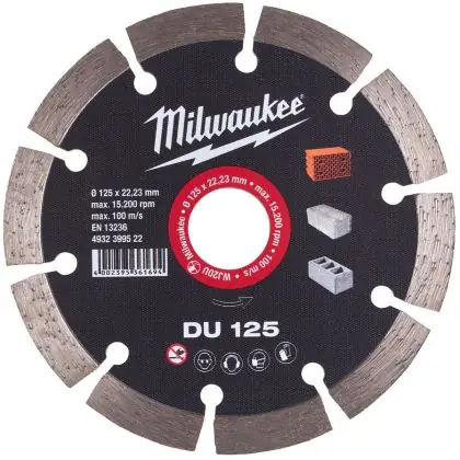 Diamantový kotouč MILWAUKEE DU 125 mm Výprodej