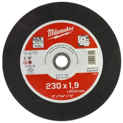 Řezný kotouč na kov MILWAUKEE SCS 41 230x1,9x22,2 mm Akční Cena