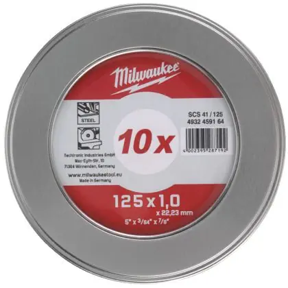 Přímo Od Výrobce Řezný kotouč na kov MILWAUKEE SCS 41 PRO+ 125x1,0x22,2 mm 10 ks