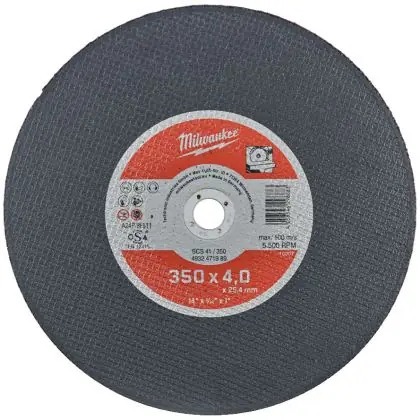 Řezný kotouč na kov MILWAUKEE SCS 41 PRO+ 350x4,0x25,4 mm Tovární Cena