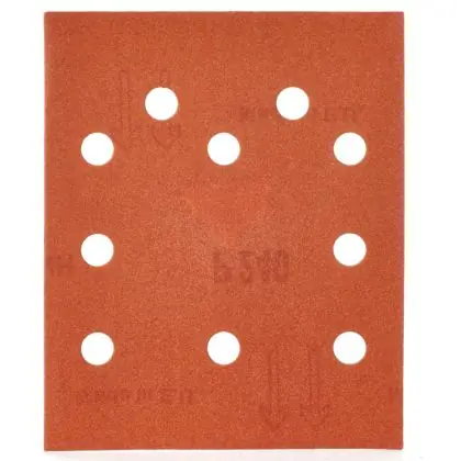Brusné listy pro vibrační brusky MILWAUKEE 115x140 mm K240 10 ks Bezpečná Platba