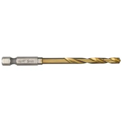 Vrták do kovu MILWAUKEE RED HEX HSS-G TiN 5 x 31 mm Výprodej