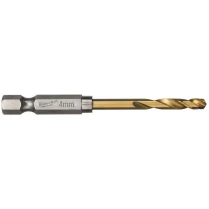 Vrták do kovu MILWAUKEE RED HEX HSS-G TiN 4 x 26 mm 2 ks Omezená Nabídka