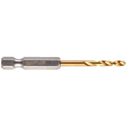 Autentický Vrták do kovu MILWAUKEE RED HEX HSS-G TiN 3,2 x 23 mm 2 ks