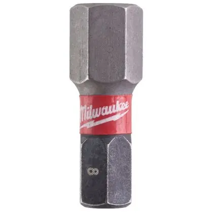 Omezená Nabídka Bit MILWAUKEE SHOCKWAVE IMPACT DUTY HEX 8 x 25 mm 2 ks